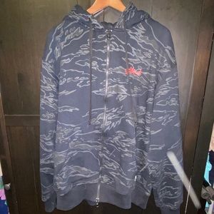 Sabotage SBTG Black Tiger Stripe Camouflage Hoody